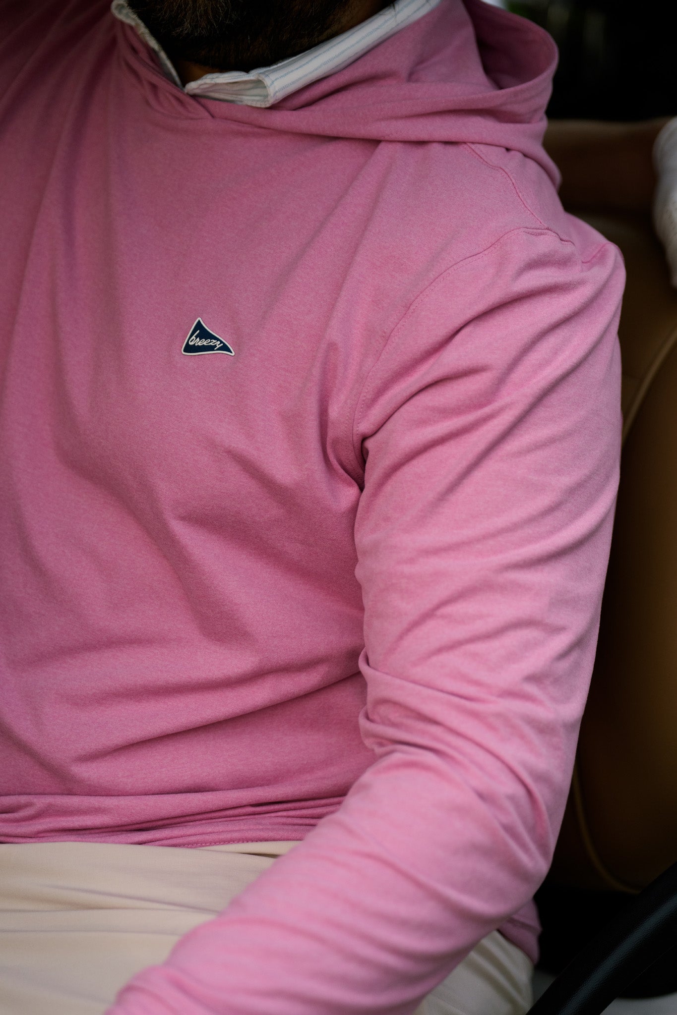 The Gimme Hoodie Petal | Breezy Golf | Performance Golf Apparel