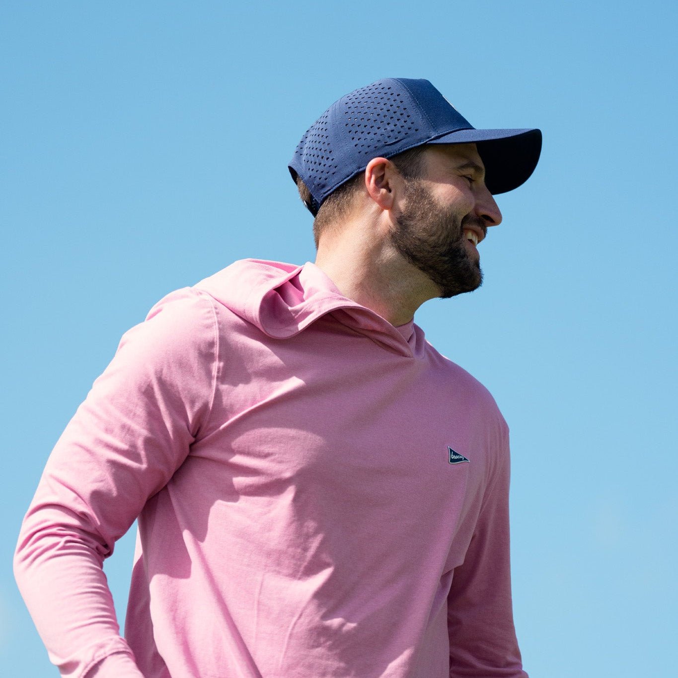 The Alloy Series Navy hat | Breezy Golf | Performance Golf Apparel