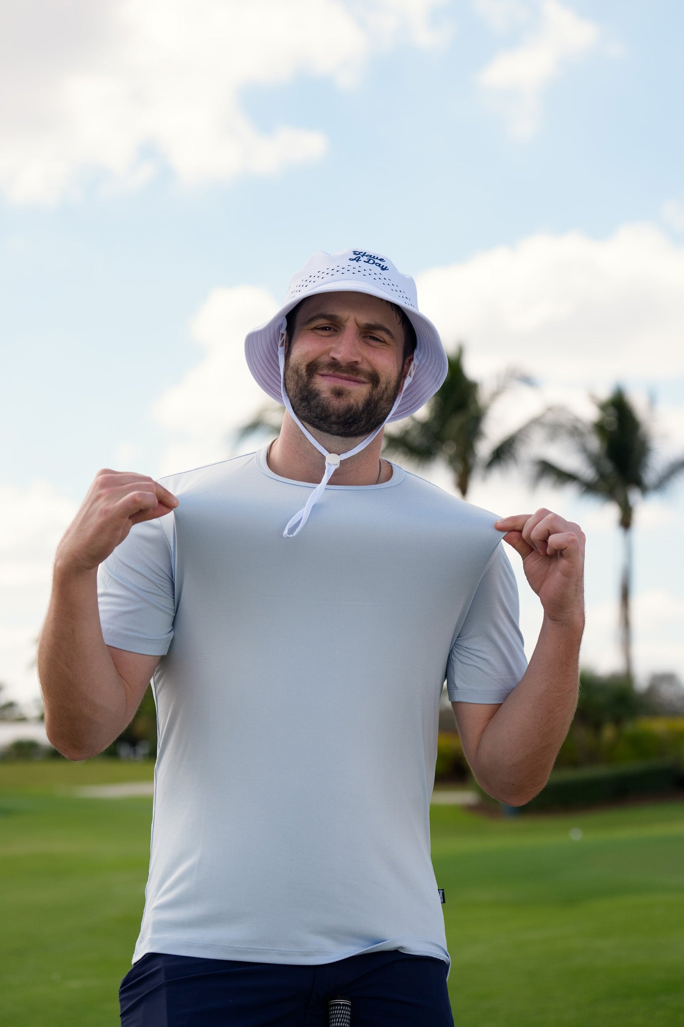 The Everyday Tee Aura Blue