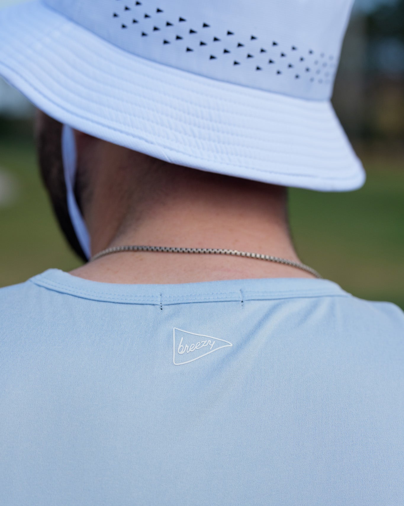 The Everyday Tee Aura Blue - Breezy Golf