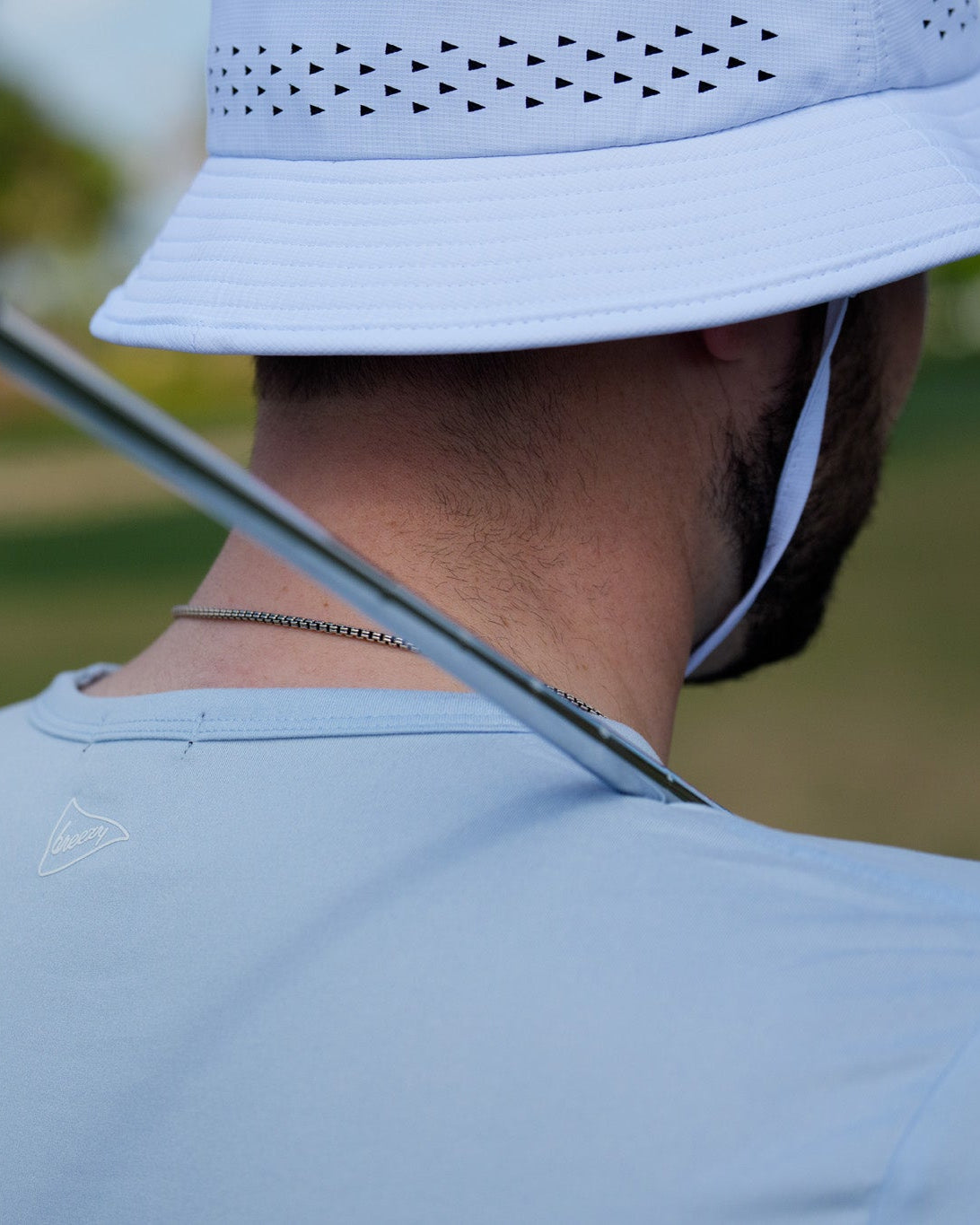 The Everyday Tee Aura Blue - Breezy Golf