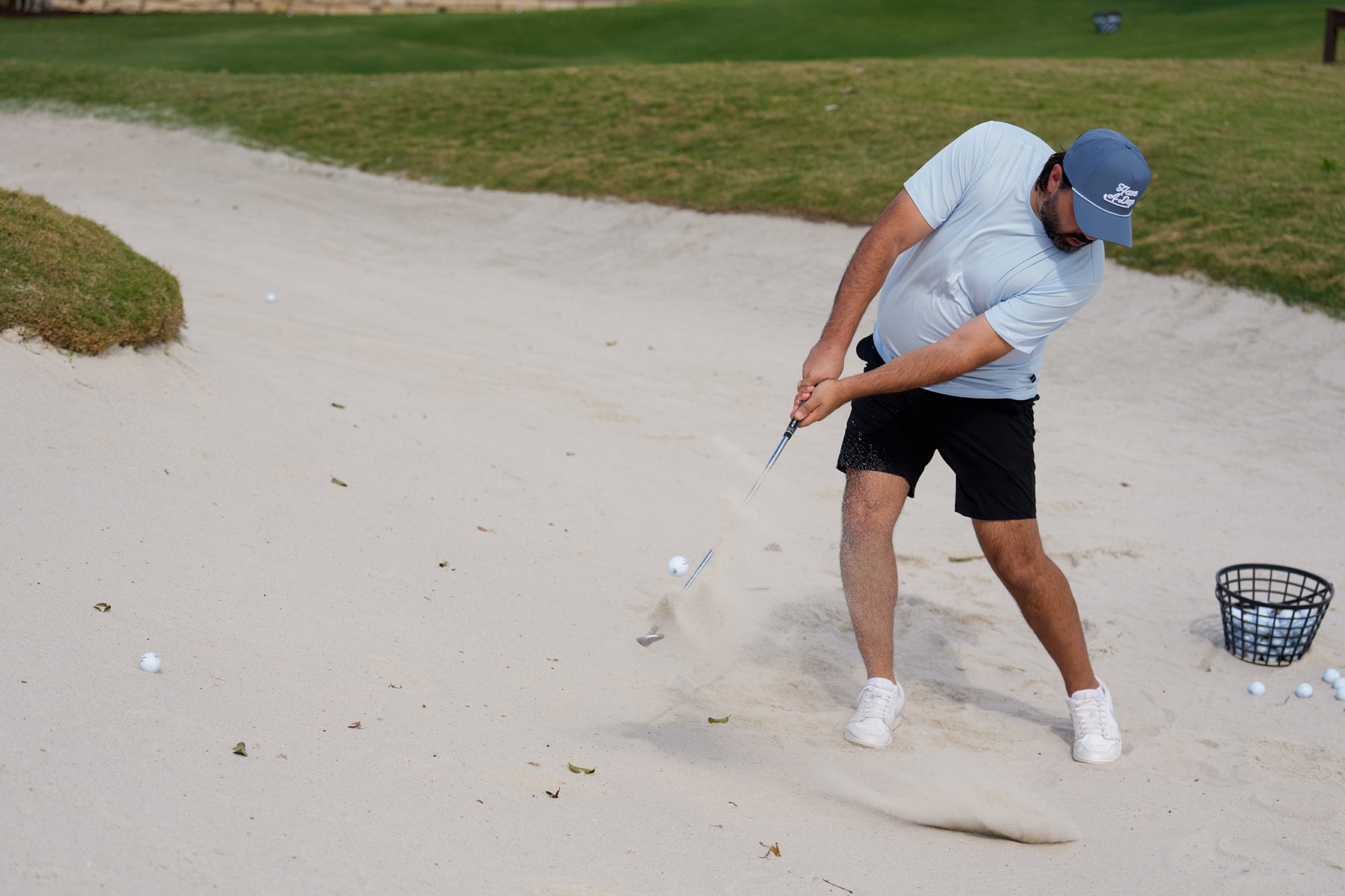 The Everyday Tee Aura Blue