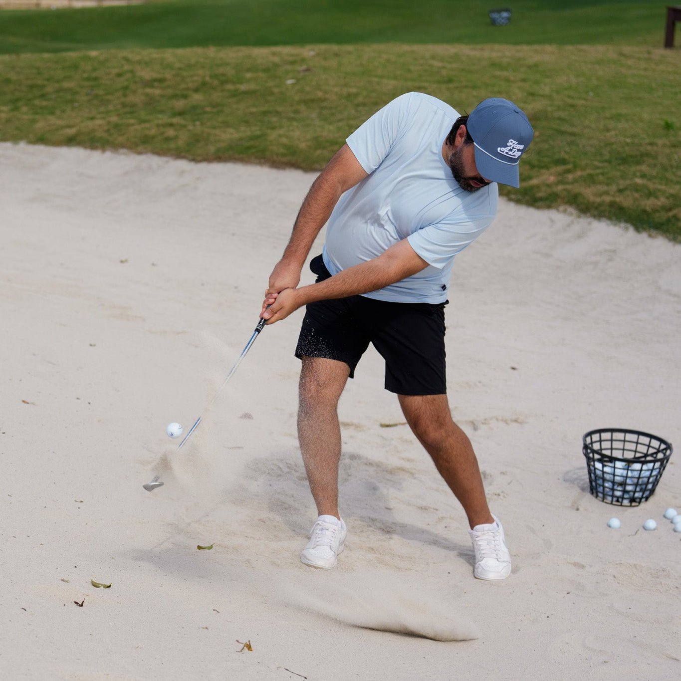 Have A Day Thawed Navy Rope Hat | Breezy Golf | Performance Golf Apparel