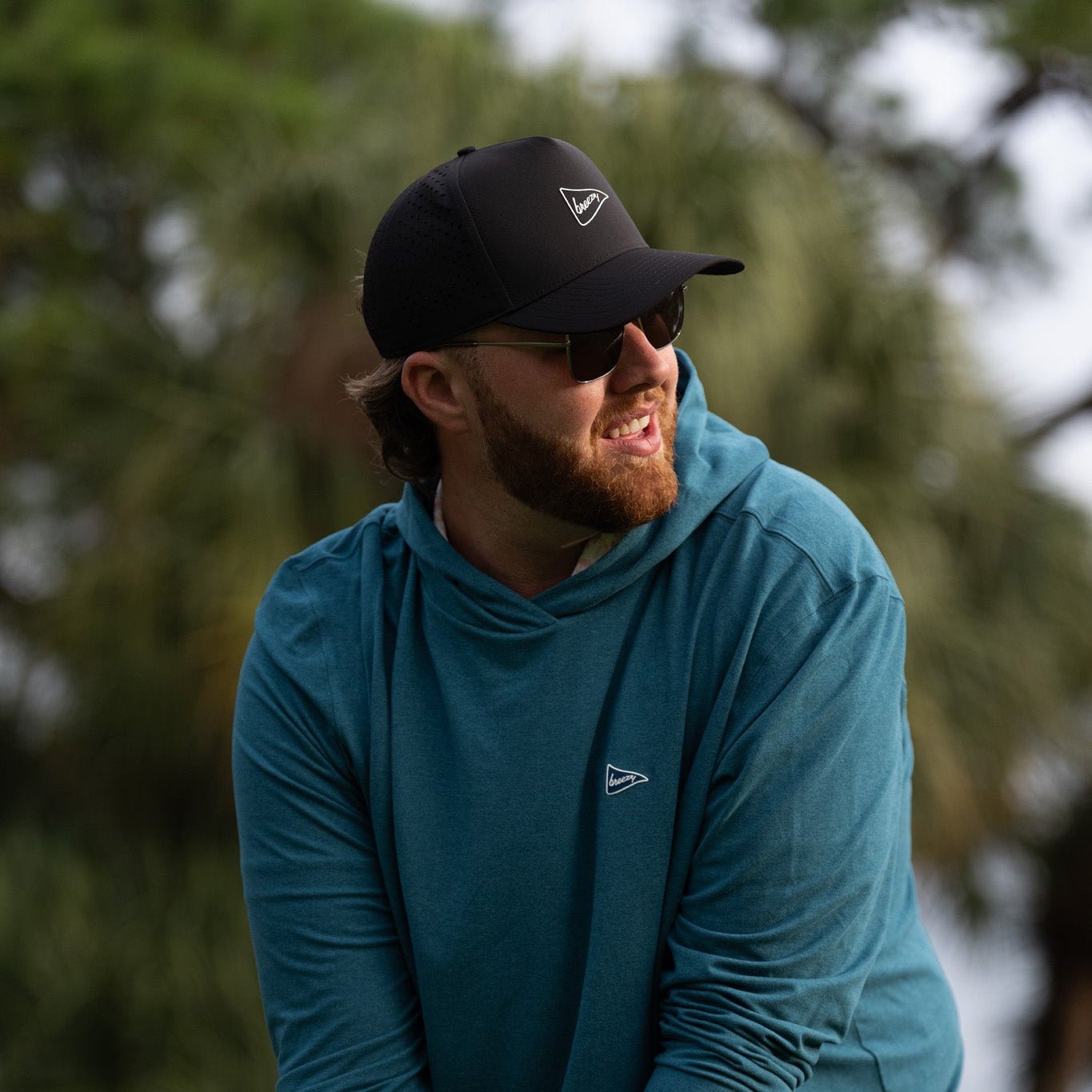 The Alloy Series Black Hat | Breezy Golf | Performance Golf Apparel
