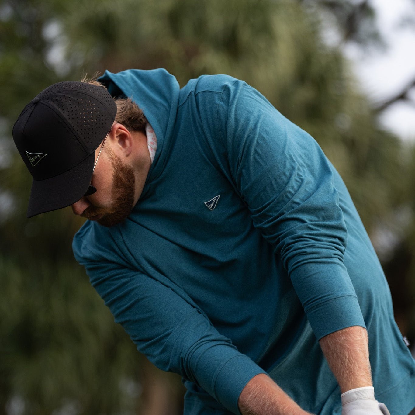 The Alloy Series Black Hat | Breezy Golf | Performance Golf Apparel