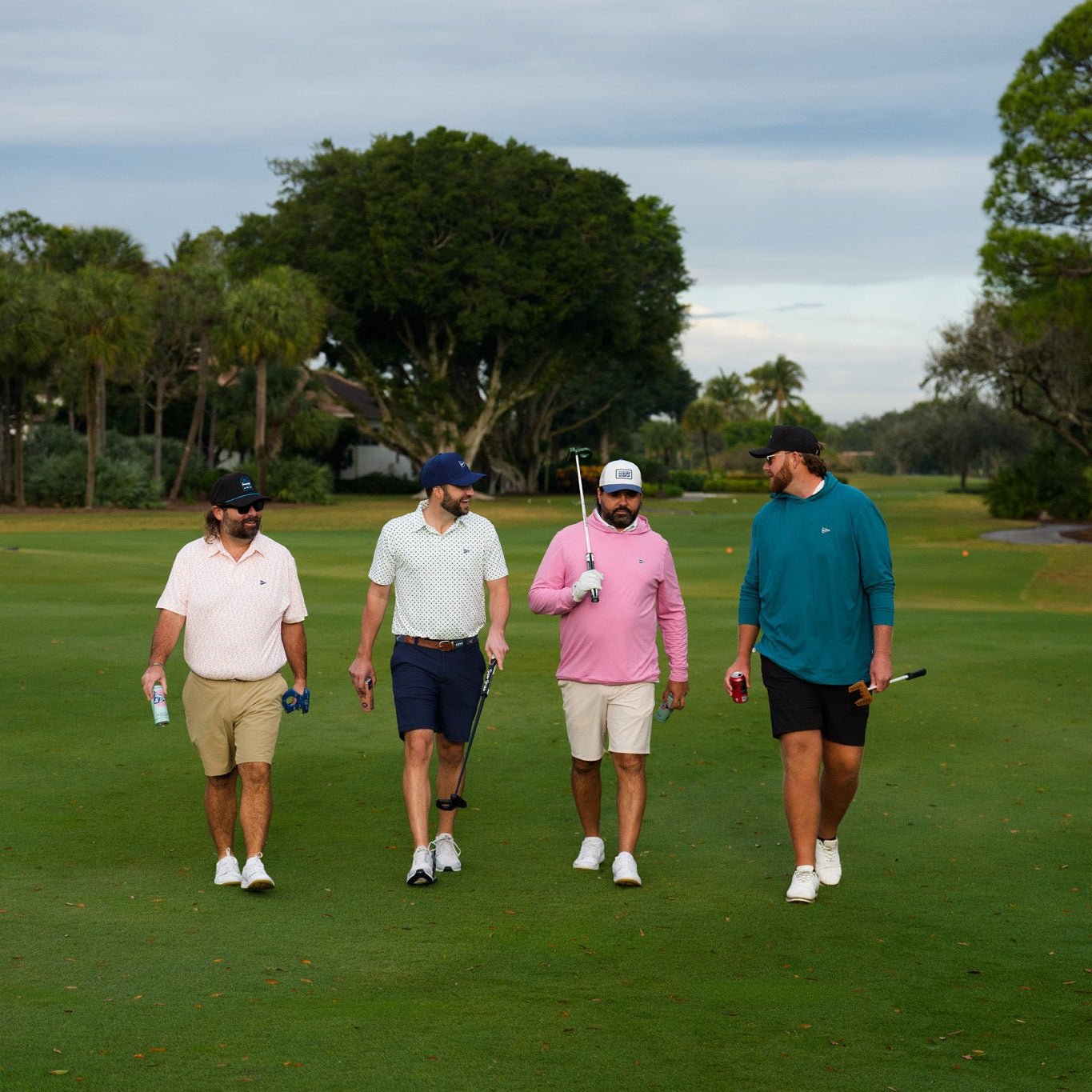 Breezy Golf Navy Meshback Patch Hat