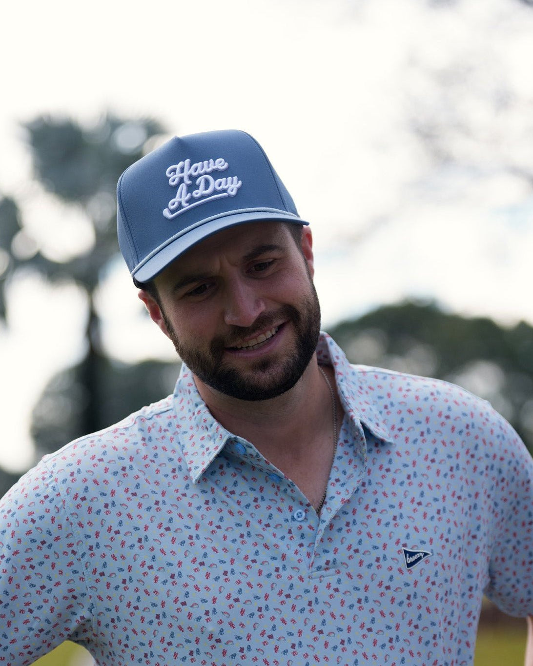 Have A Day Thawed Navy Rope Hat - Breezy Golf