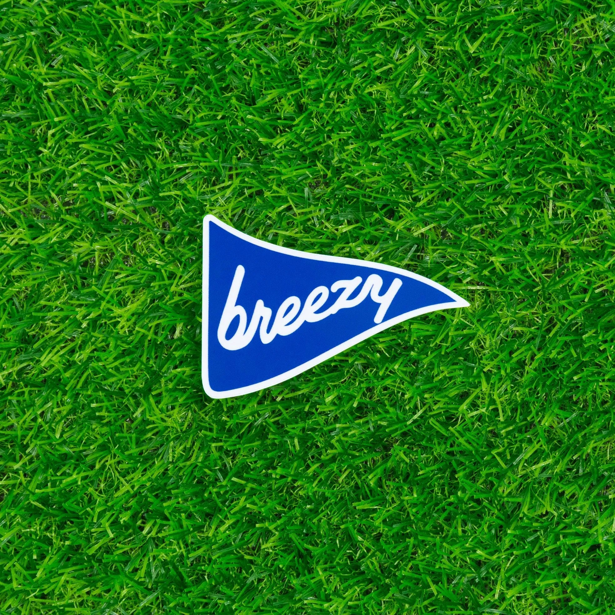 Breezy Flag Sticker (Blue) - Breezy Golf