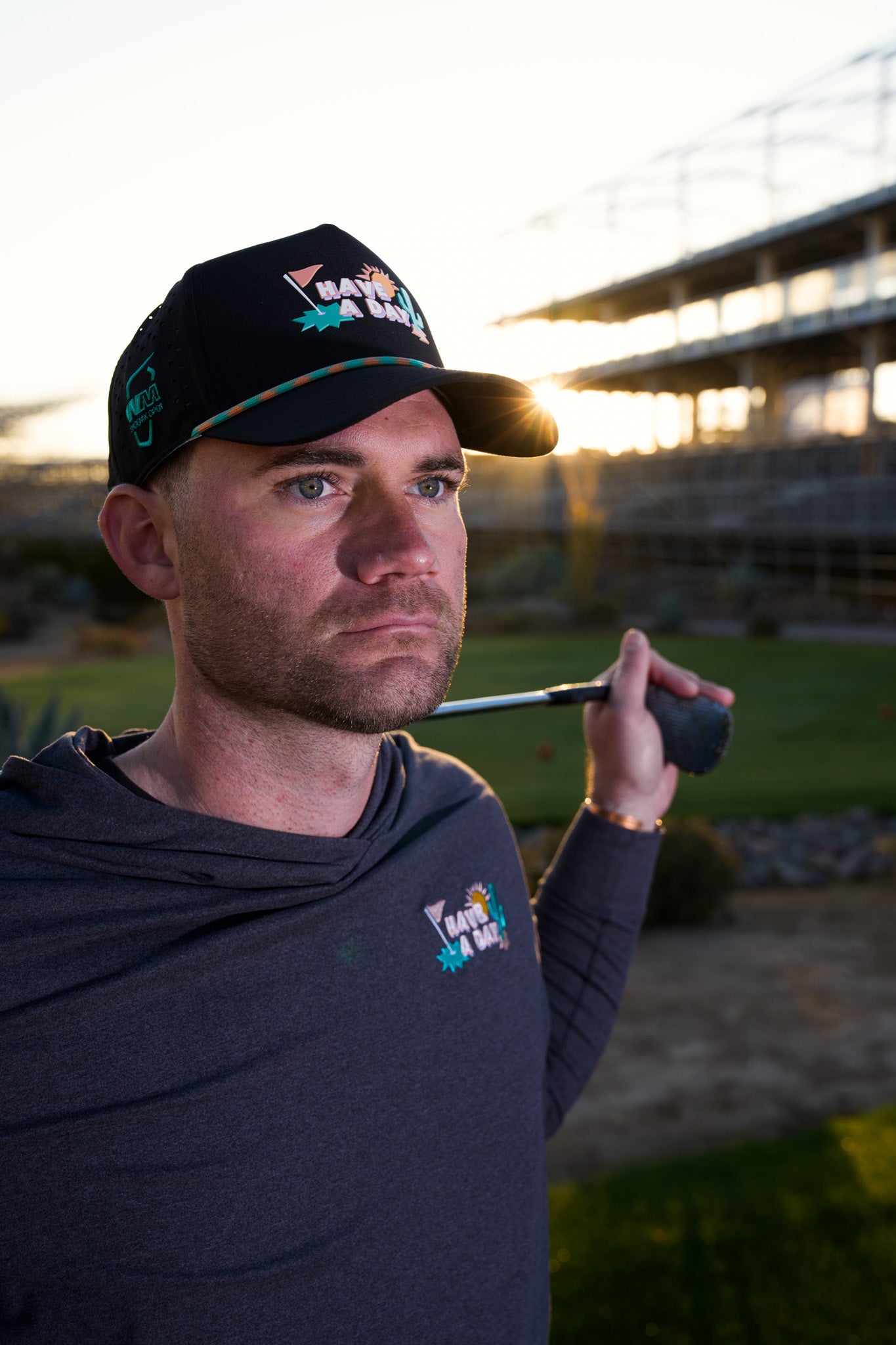 WM Phoenix Open x Breezy Black Gimme Hoodie | Breezy Golf | Performance Golf Apparel