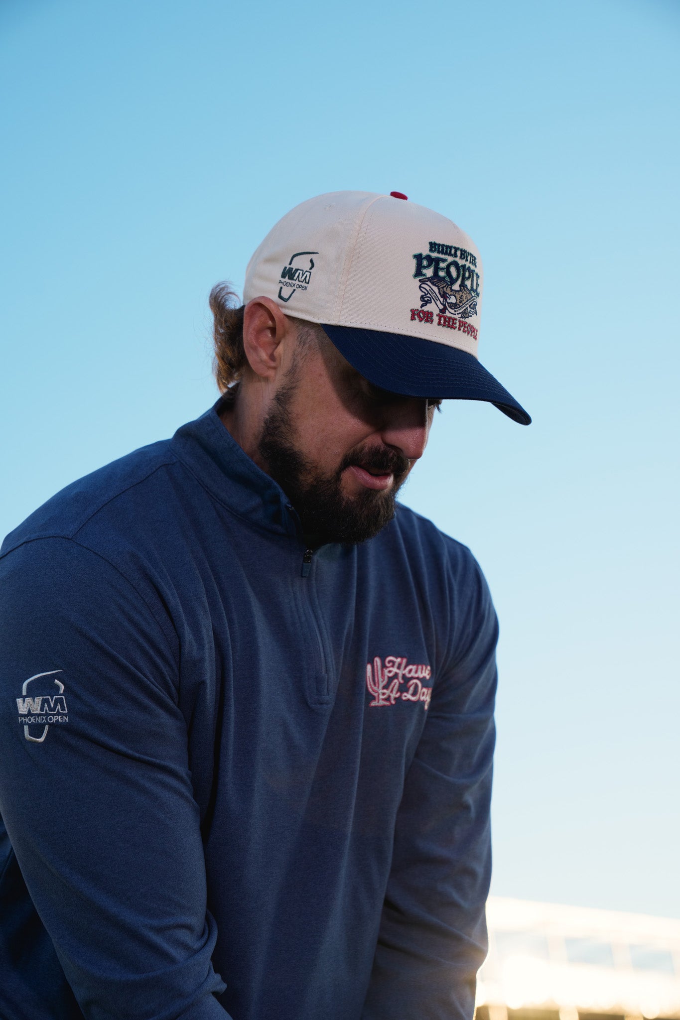 WM Phoenix Open x Breezy Built By The People Contrast Hat | Breezy Golf | Performance Golf Apparel