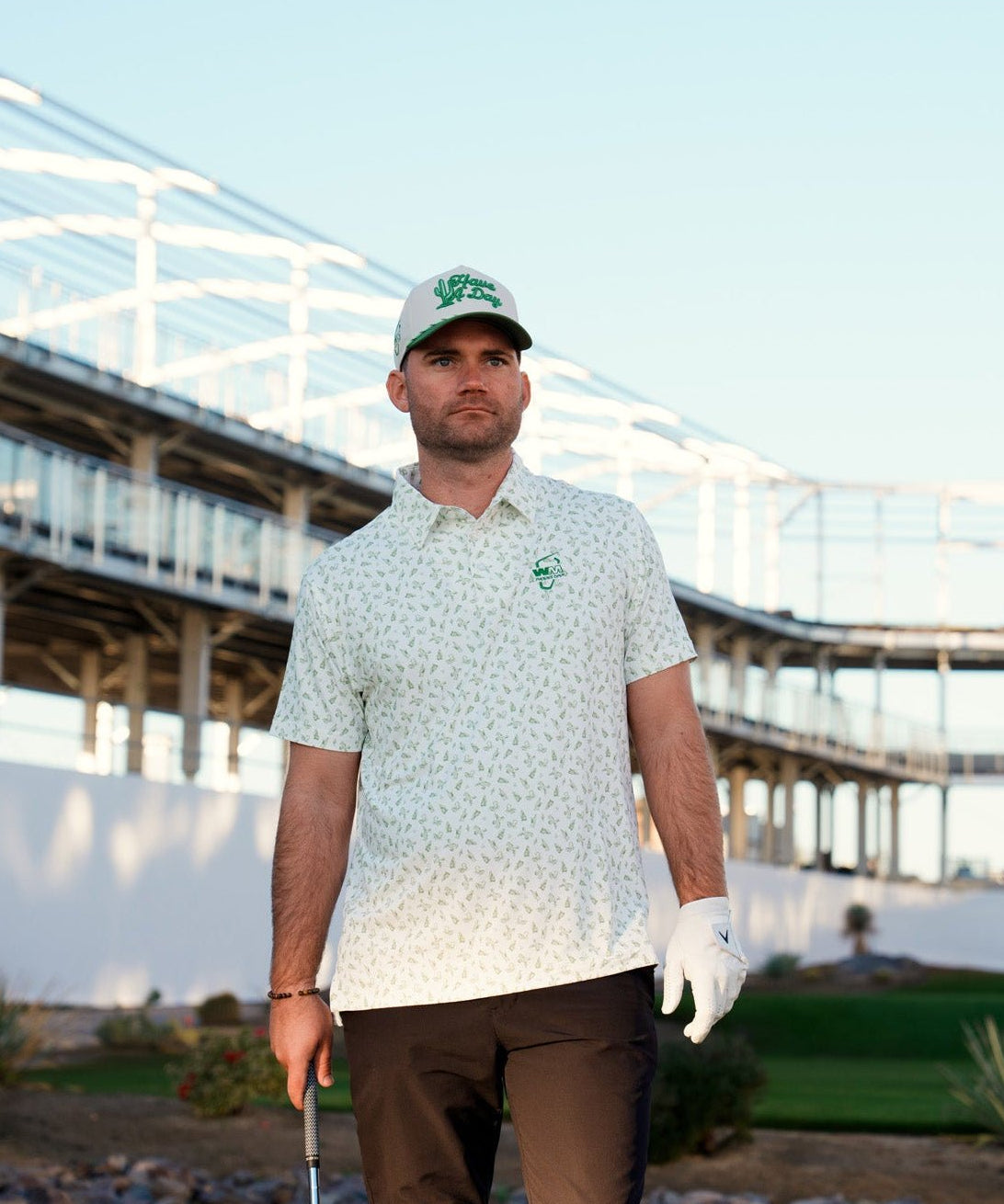 WM Phoenix Open x Breezy Cactus Earthtone Have a Day Rope Hat - Breezy Golf