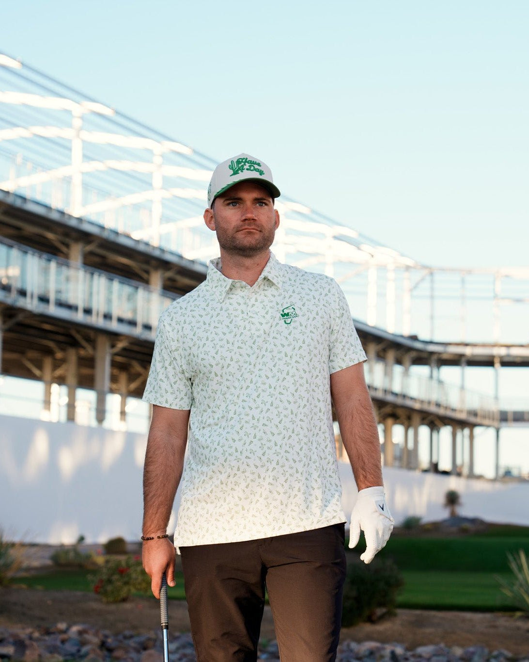 WM Phoenix Open x Breezy Cactus Earthtone Have a Day Rope Hat - Breezy Golf