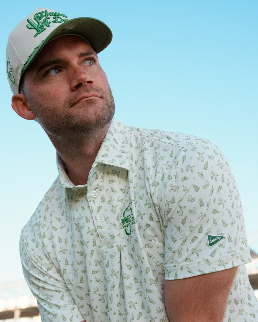 WM Phoenix Open x Breezy Cactus Earthtone Have a Day Rope Hat - Breezy Golf