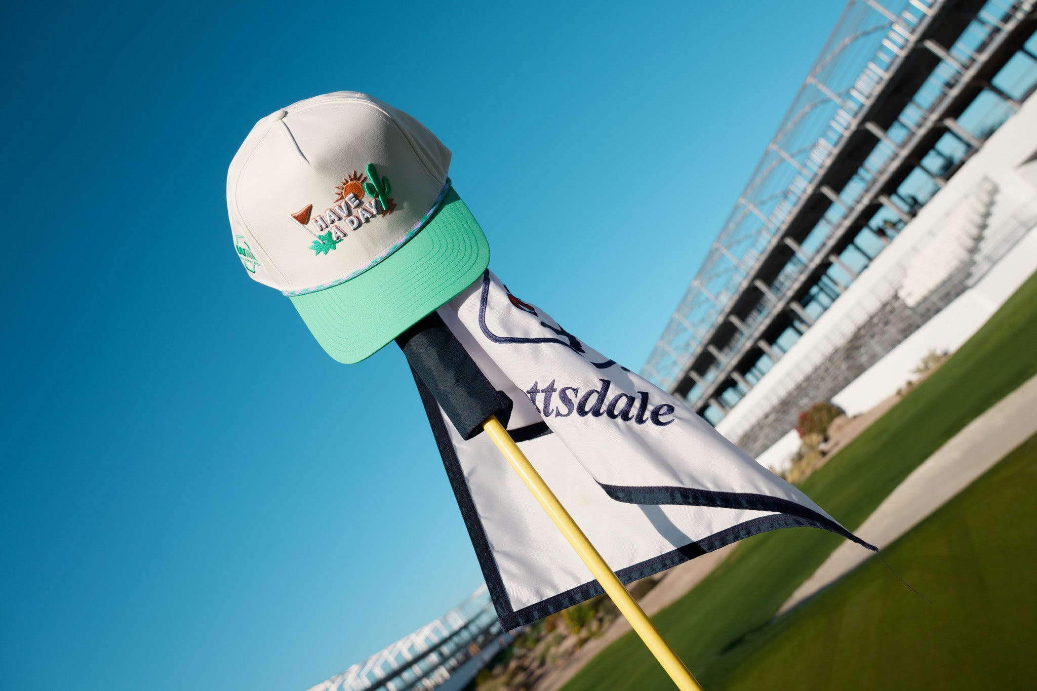 WM Phoenix Open x Breezy Heat Check Have A Day Rope Hat | Breezy Golf | Performance Golf Apparel