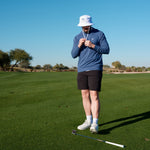 Have A Day White Perforated Bucket Hat - Breezy Golf