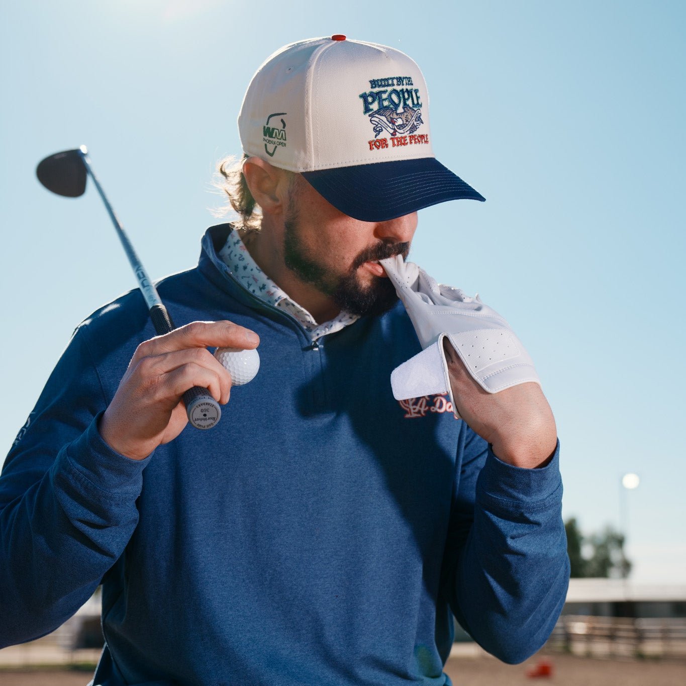 WM Phoenix Open x Breezy Built By The People Contrast Hat | Breezy Golf | Performance Golf Apparel