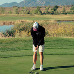 Range Hoodie Breezy Script Black - Breezy Golf