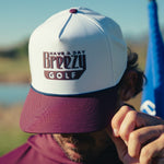 The Homecoming Rope Hat Maroon - Breezy Golf