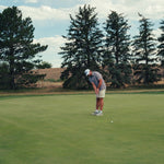 The Striped Polo Maroon - Breezy Golf