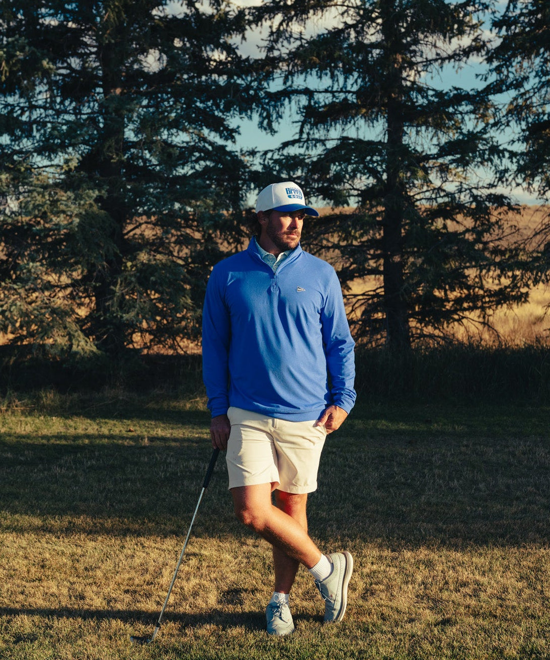 The Gimme Quarter-Zip True Blue