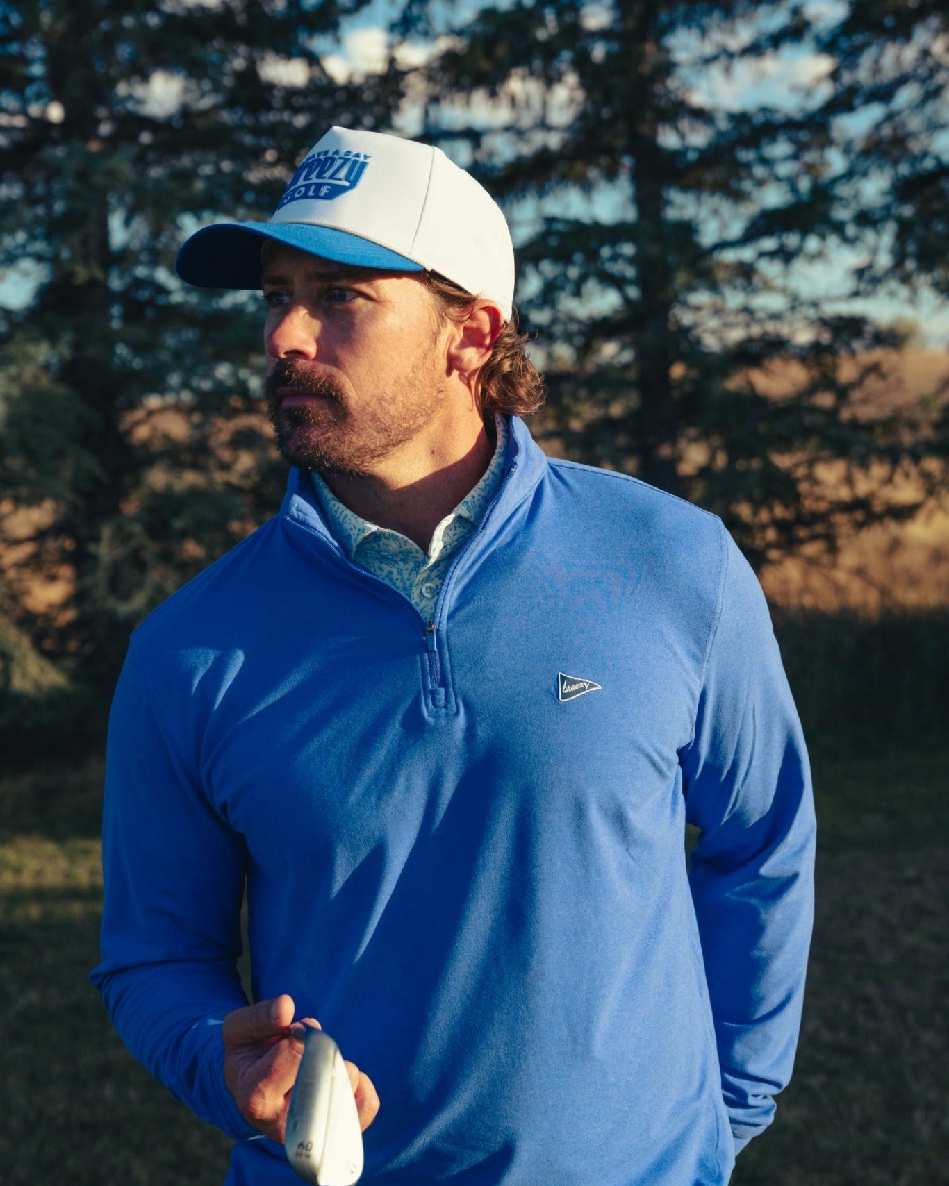 The Homecoming Rope Hat Blue - Breezy Golf