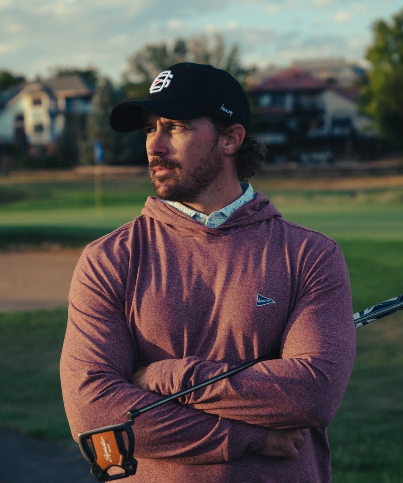 Wool Lettermans Hat Black - Breezy Golf