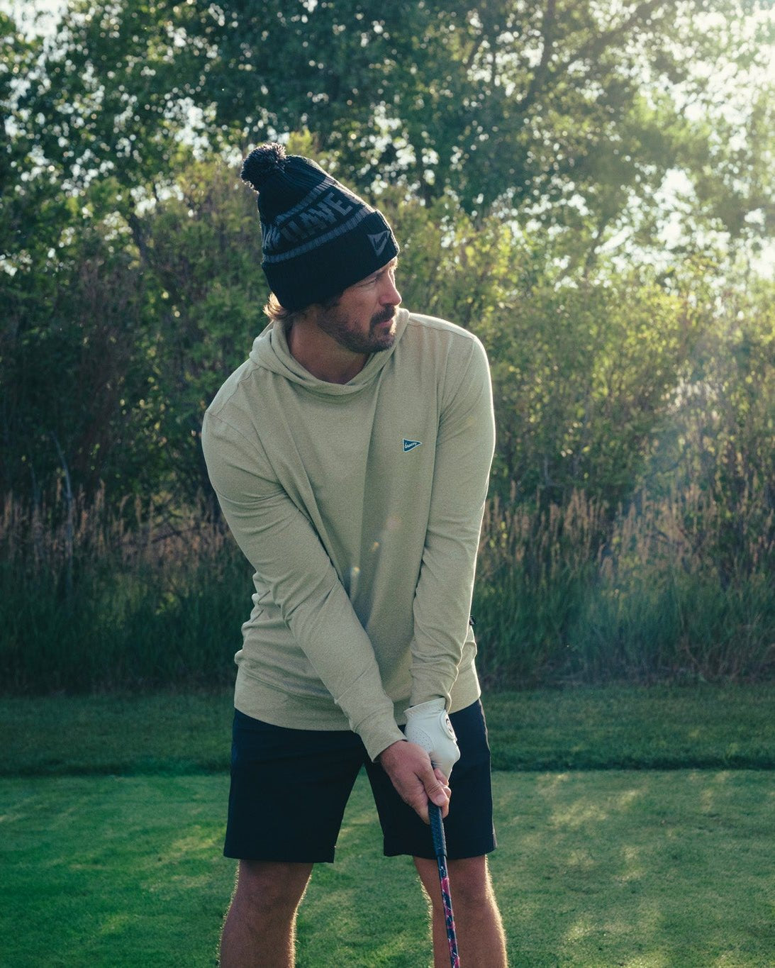 Pom Beanie Black - Breezy Golf