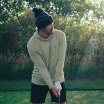 Pom Beanie Black - Breezy Golf