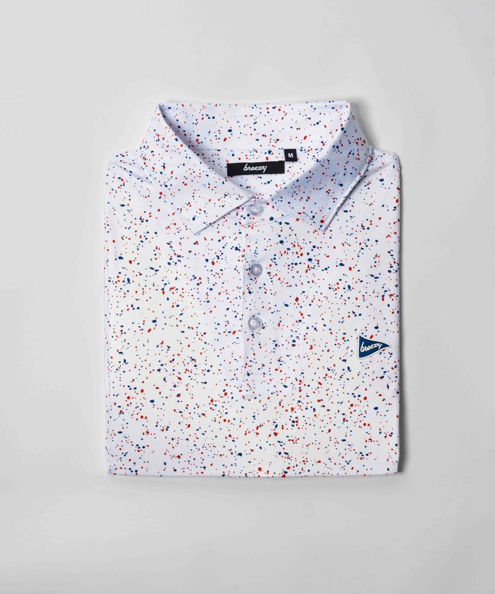 The USA Splatter Polo - Breezy Golf