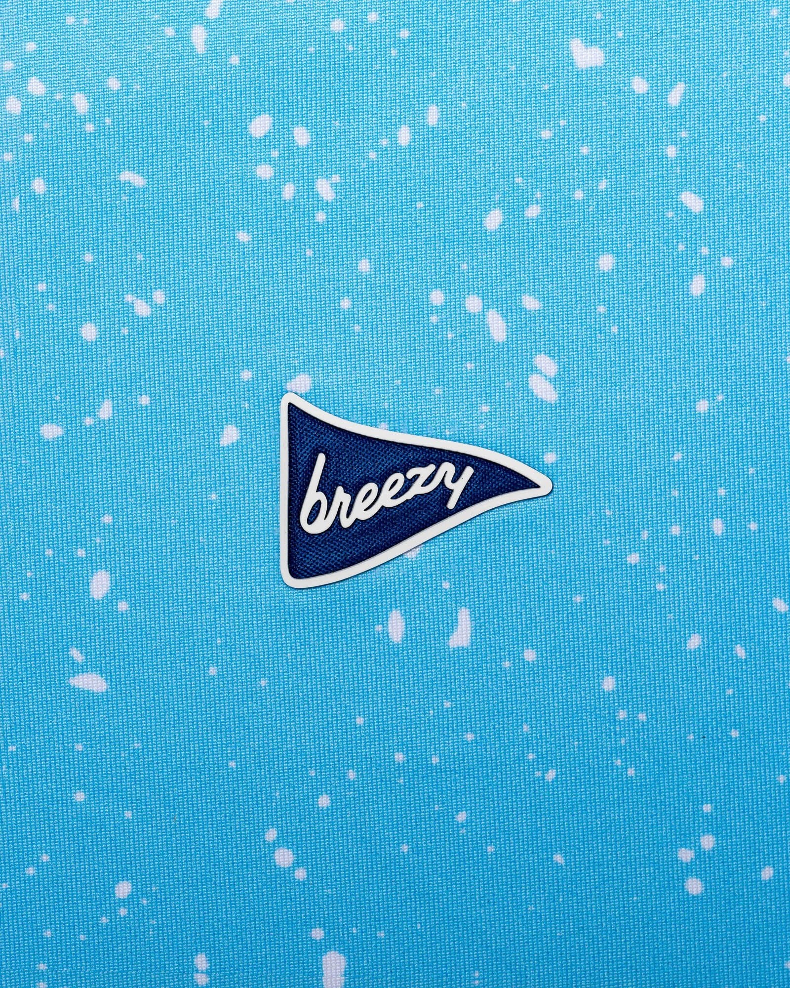 The Sky Blue Splatter Polo - Breezy Golf