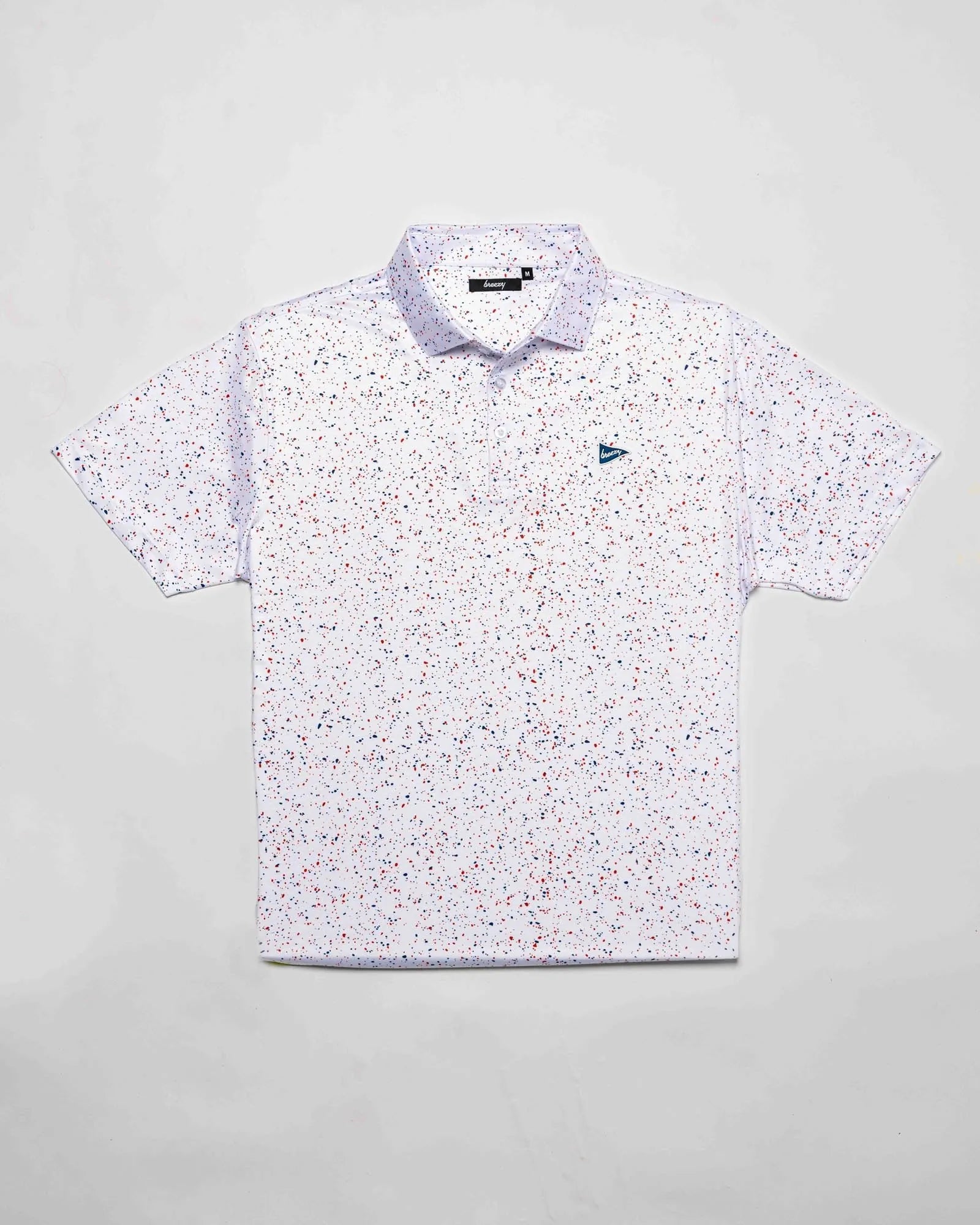 The USA Splatter Polo - Breezy Golf