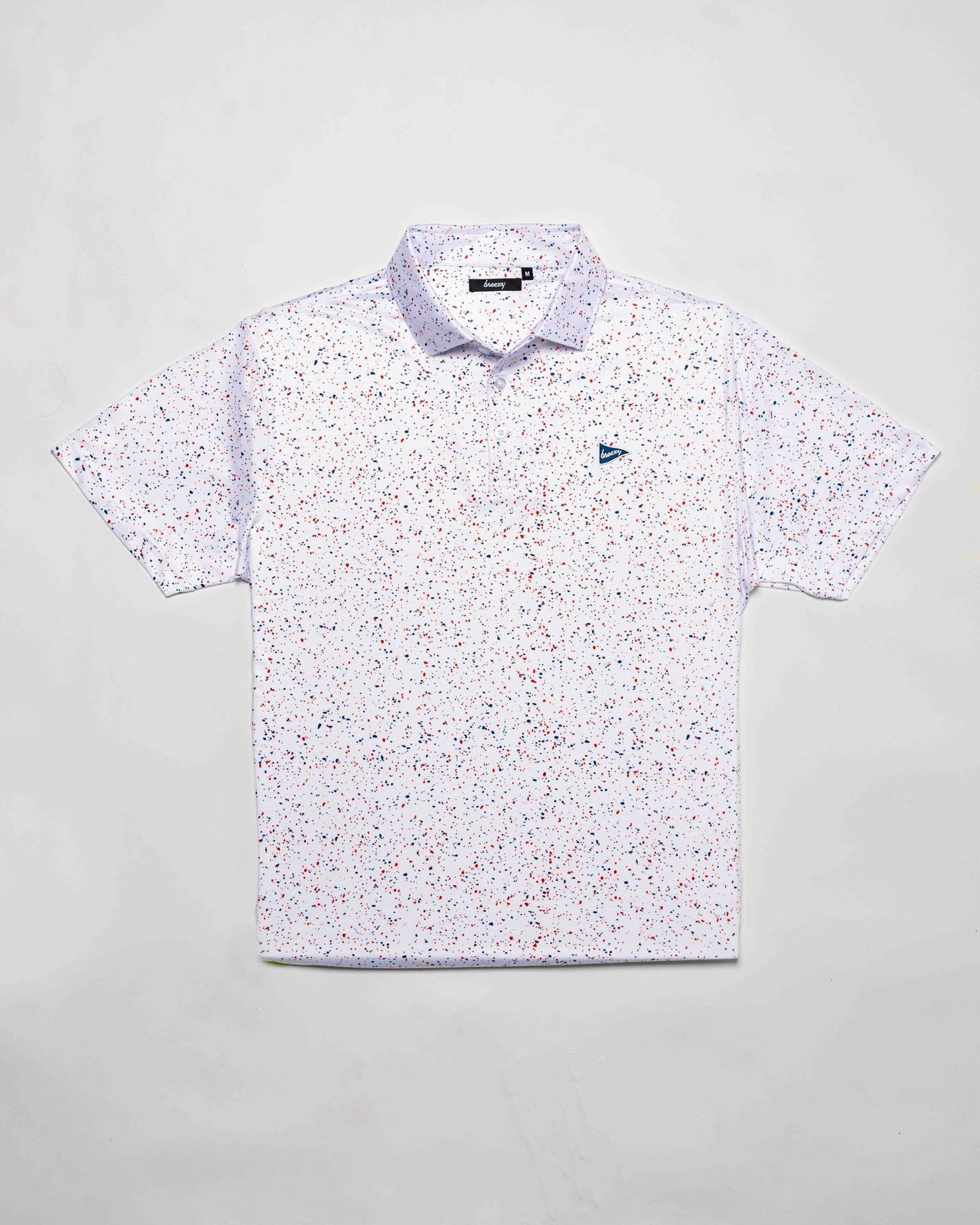 The USA Splatter Polo - Breezy Golf