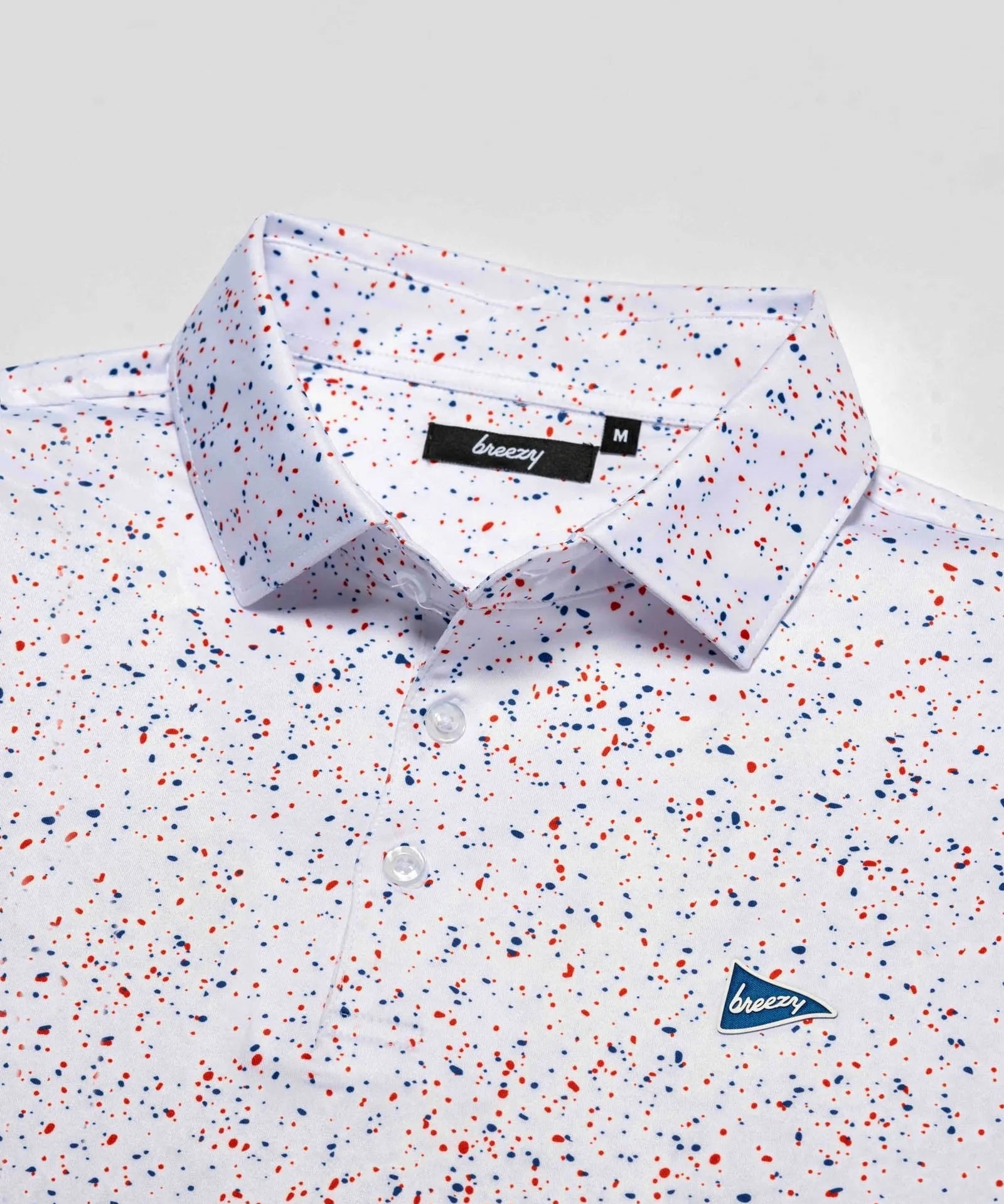 The USA Splatter Polo - Breezy Golf