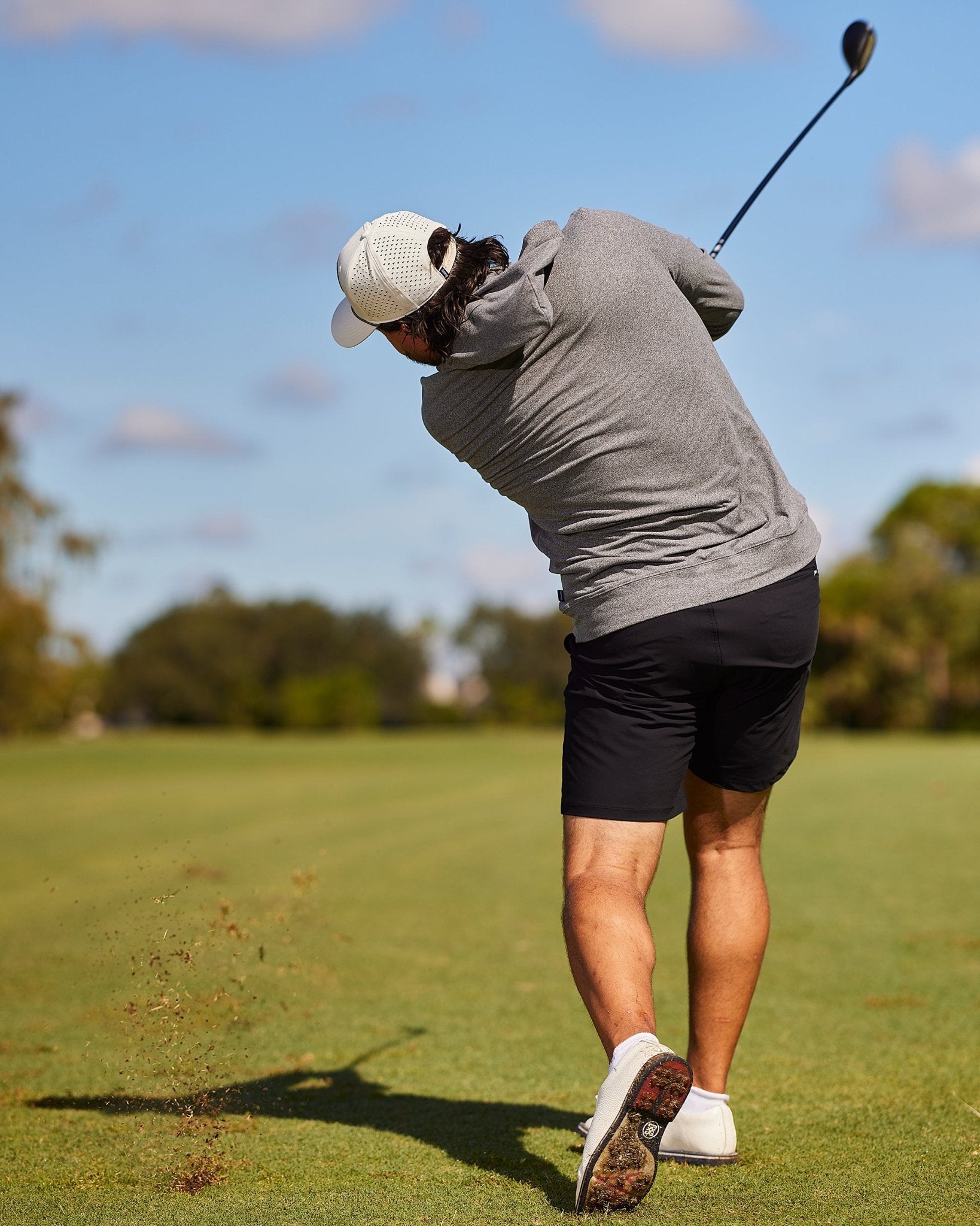 The Gimme Hoodie - Dark Gray - Breezy Golf