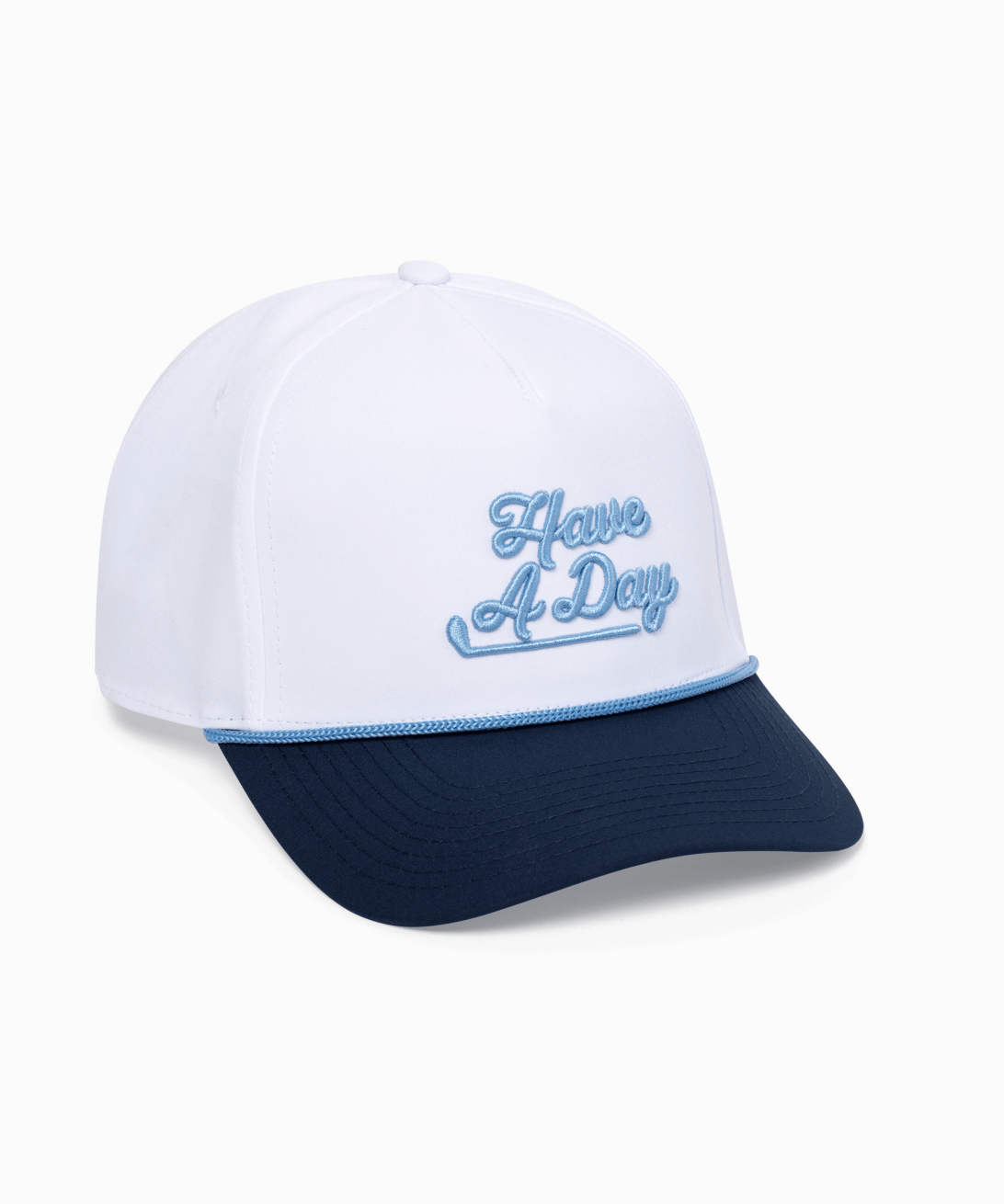 Have A Day Blue Contrast Bill Rope Hat - Breezy Golf