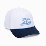 Have A Day Blue Contrast Bill Rope Hat - Breezy Golf