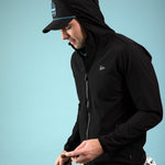 The Breezy Rain Jacket Black - Breezy Golf