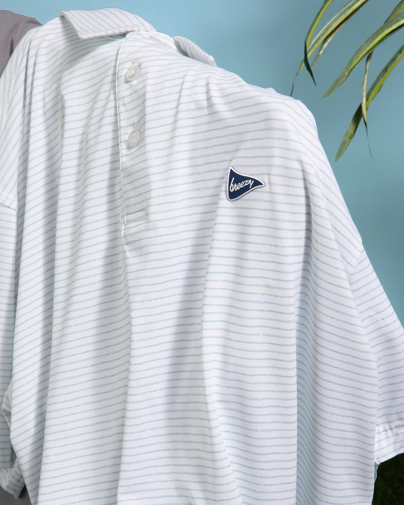 The Pebbled Stripes Polo - Breezy Golf