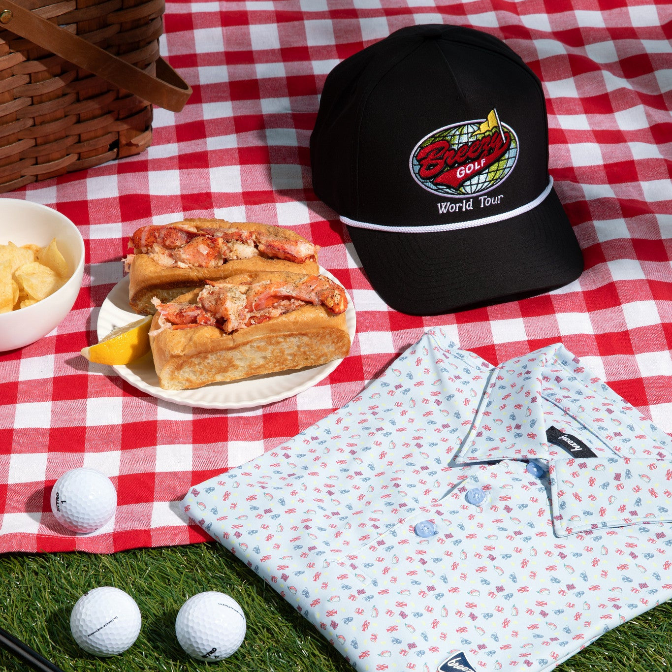 The Breezy World Tour Rope Hat | Breezy Golf | Performance Golf Apparel