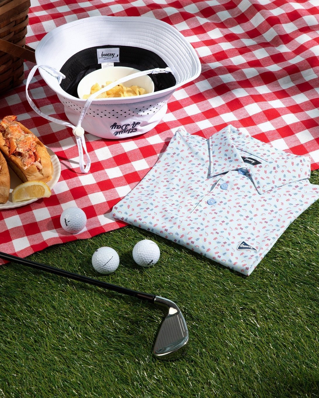 The Lobster Rolls Polo - Breezy Golf