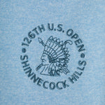 The U.S. Open Gimme Quarter - Zip Light Blue - Breezy Golf