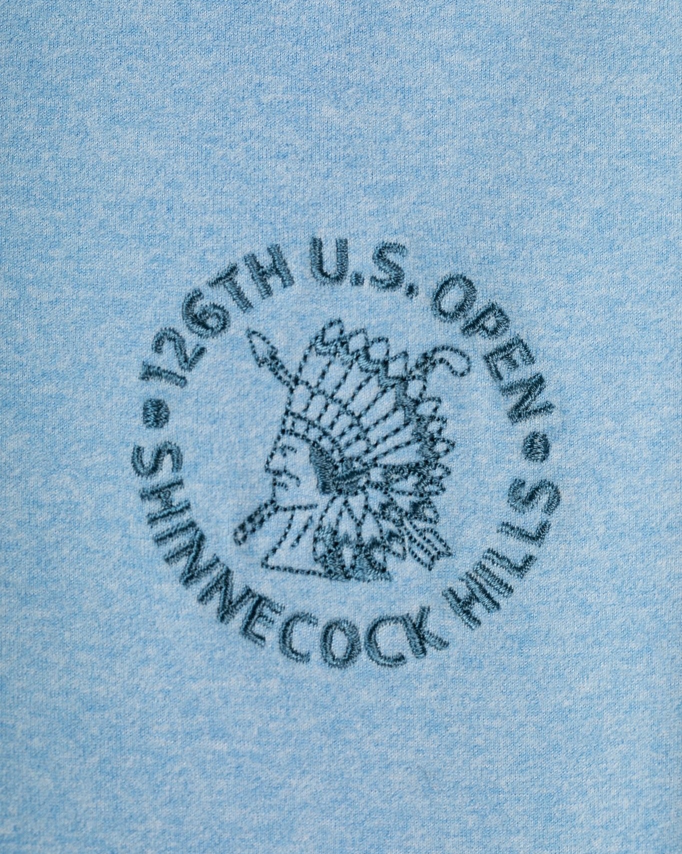 The U.S. Open Gimme Quarter - Zip Light Blue - Breezy Golf
