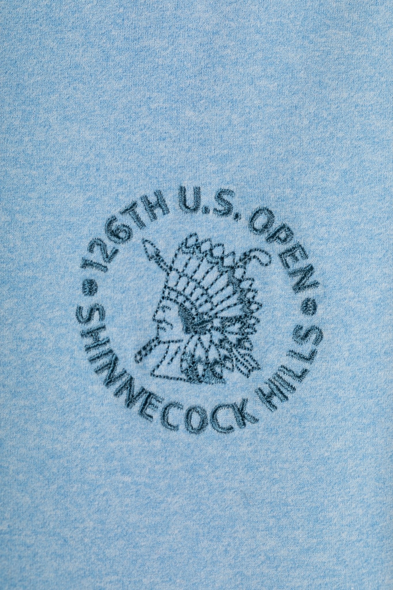 The U.S. Open Gimme Quarter - Zip Light Blue - Breezy Golf