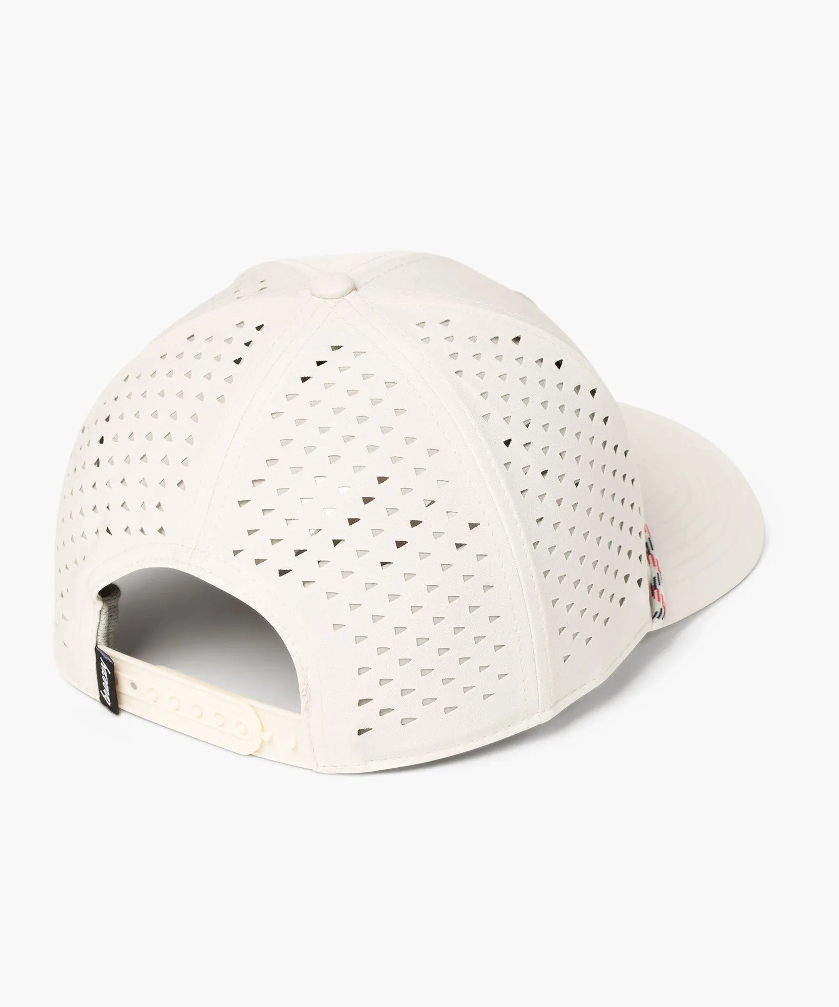 Perforated Performance Grey Patch Rope Hat - Breezy Golf