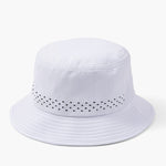 Have A Day White Perforated Bucket Hat - Breezy Golf