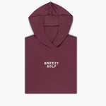 Range Hoodie Maroon - Breezy Golf