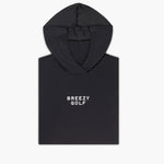 Range Hoodie Breezy Script Black - Breezy Golf
