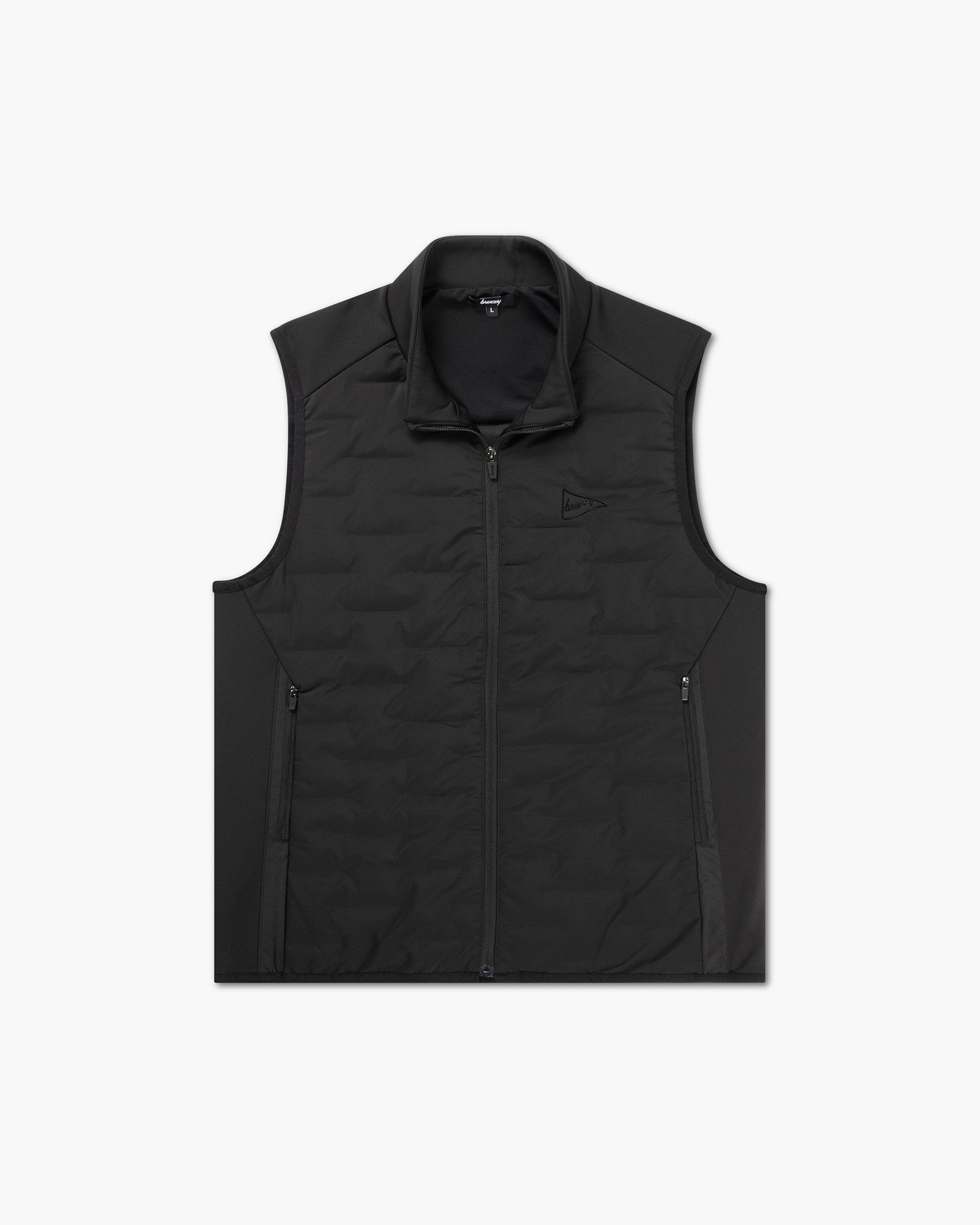 The Breezy Insulated Vest Black - Breezy Golf