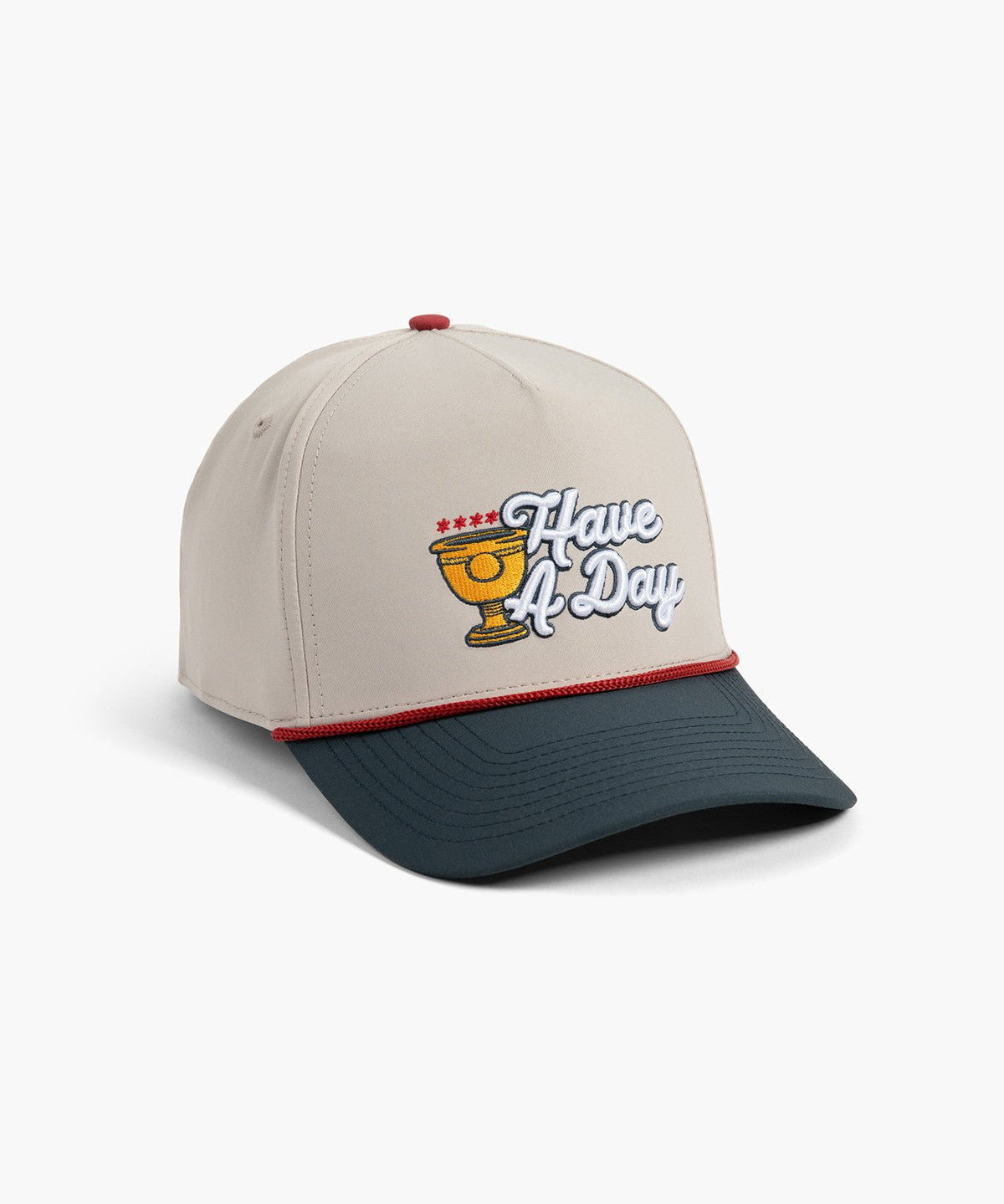 Have A Trophy Day USA Rope Hat Blue - Breezy Golf
