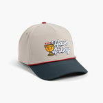 Have A Trophy Day USA Rope Hat Blue - Breezy Golf